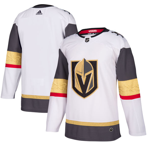 Adidas Golden Knights Blank White Road Authentic Stitched Youth NHL Jersey - Click Image to Close